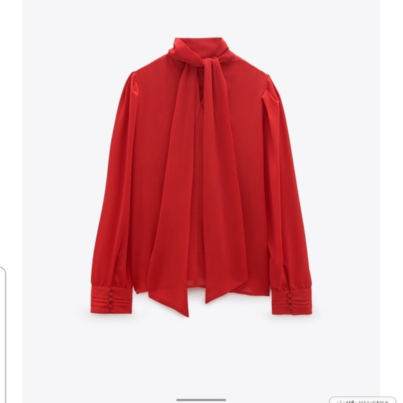 ZARA Flowy Lace Detail Shirt - Picture 5 of 5